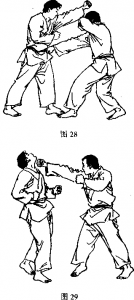 截拳道右直拳還擊敵腹