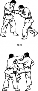 截拳道右直拳猛擊敵前露的胃部