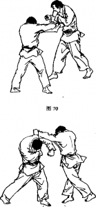 截拳道右側(cè)拳擊敵腹部