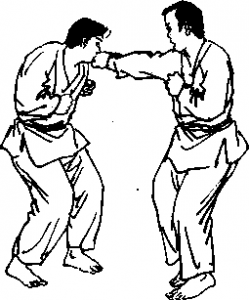 截拳道右擺拳擊敵頭側(cè)部