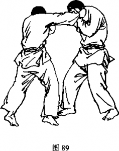截拳道右擺拳擊我頭部