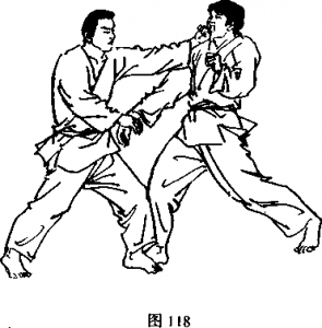 截拳道背拳平行攻擊